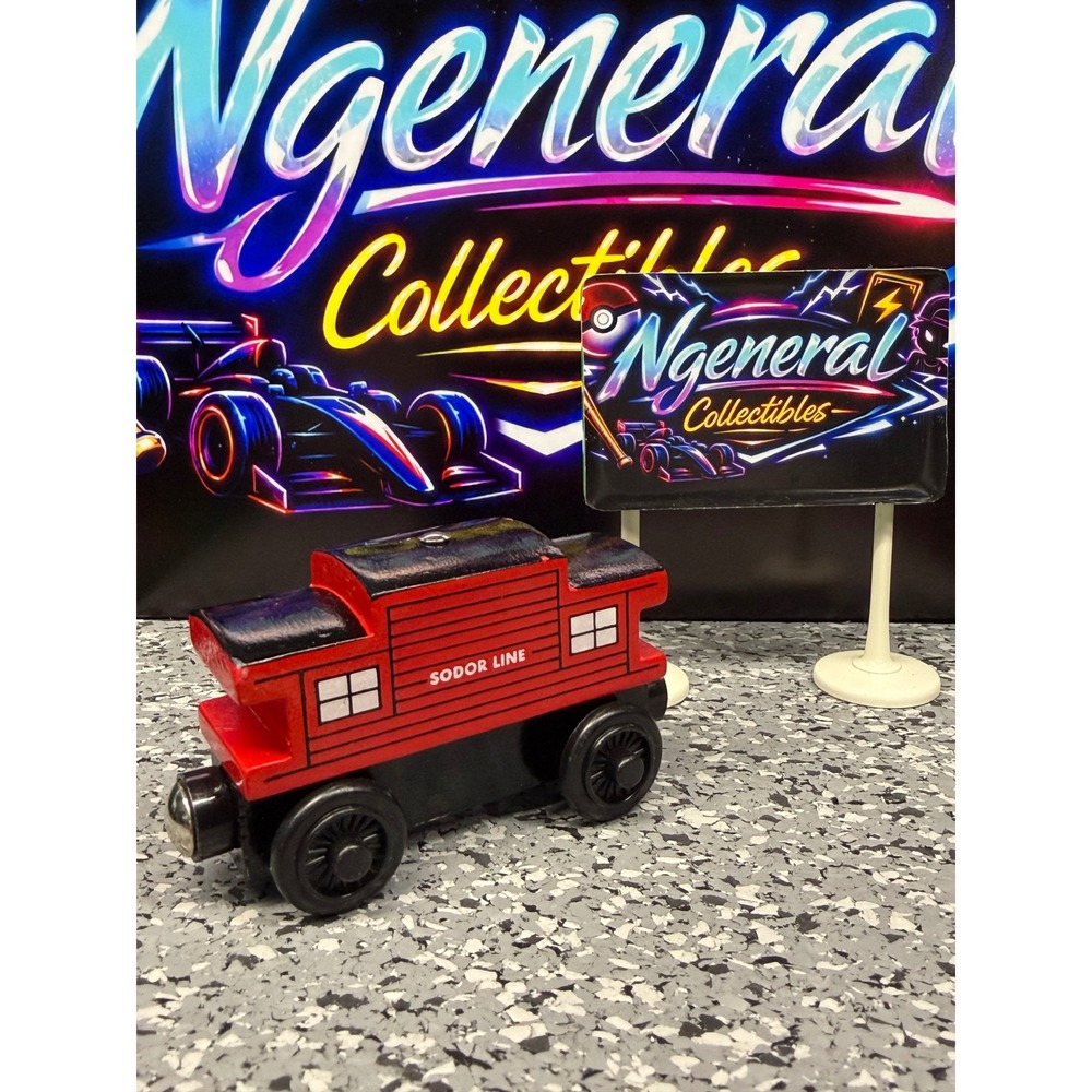 Thomas & Friends Wooden Railway SODOR LINE CABOOSE Train Retired #99050